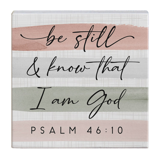 Small Talk Square-Be Still (5.25" x 5.25")