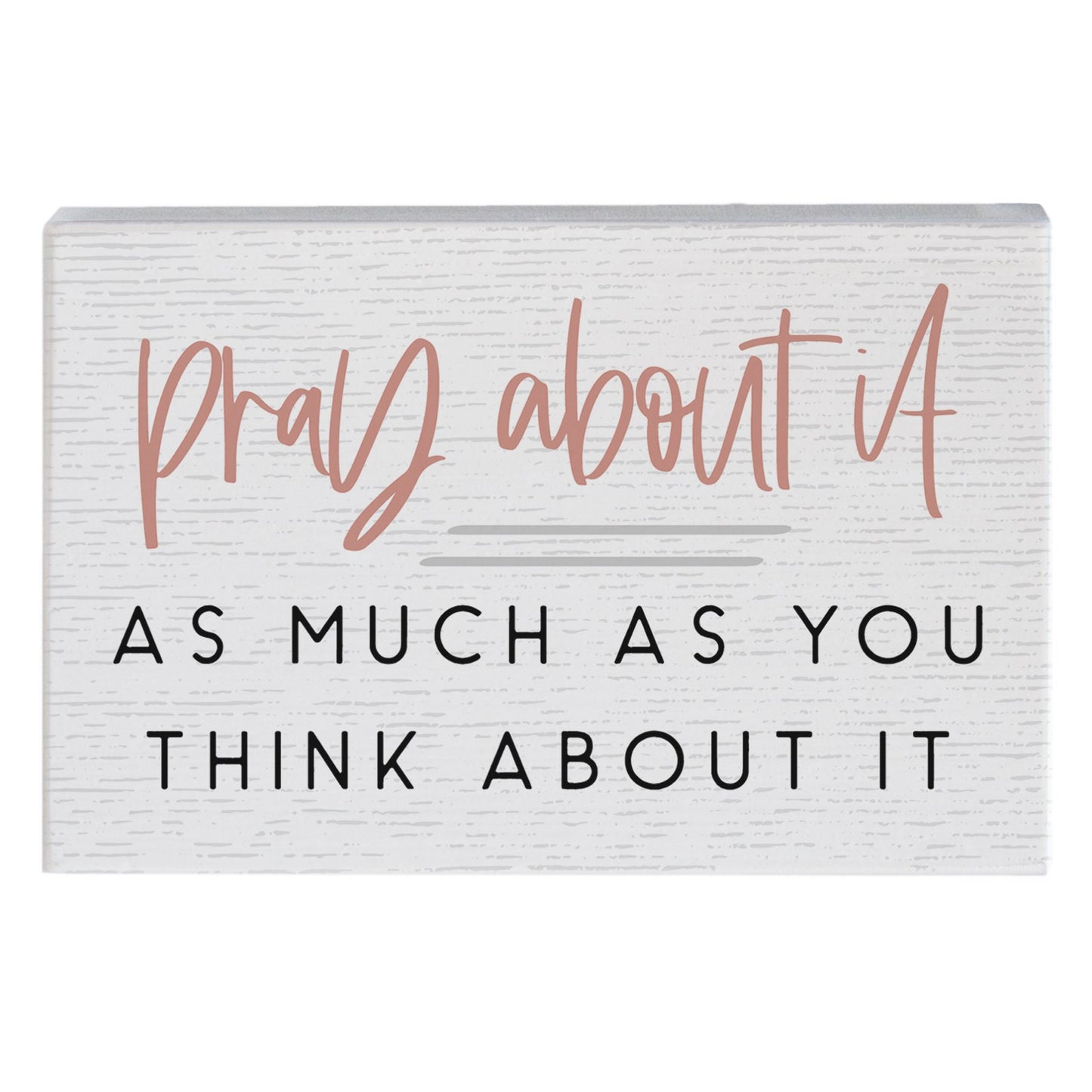 Small Talk Square-Pray About It (5.25" x 3.5")