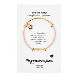 Bracelet-Thought Keepers-Pink/Silver (7.5")