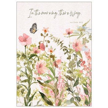 Journal-Gatefold-In The Morning Prayer Journal (6-3/4" x 9-3/8")