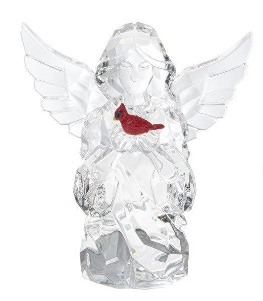 Figurine-Wishing Garden Cardinal Angel (3.5" x 3.5")