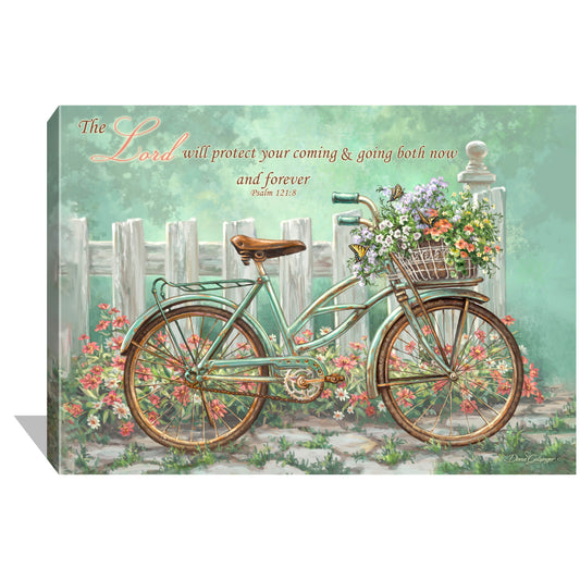 Frameless Canvas-Vintage Bicycle (10" x 14")
