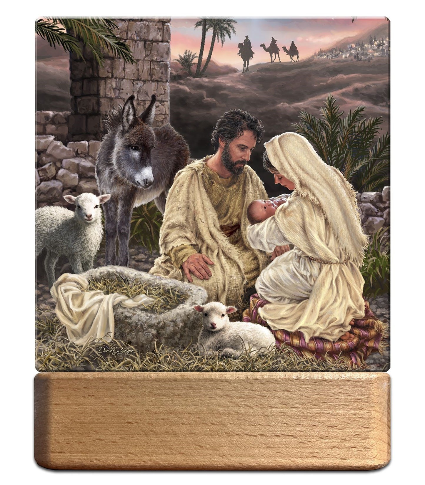 Night Light/Plaque-LED-Jesus Is Lord (7"H)