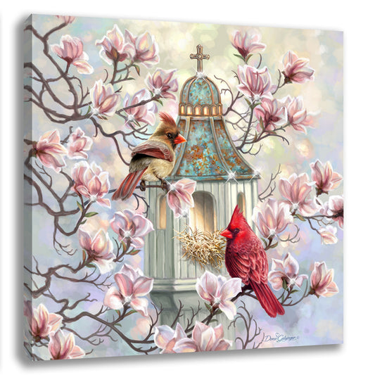 Pizazz Print-Spring Morning w/Dazzling Crystals (10" x 10")