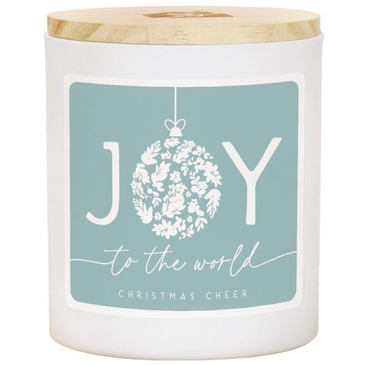 Candle-Joy Ornament-Christmas Cheer Scent (3.5 x 4.25)