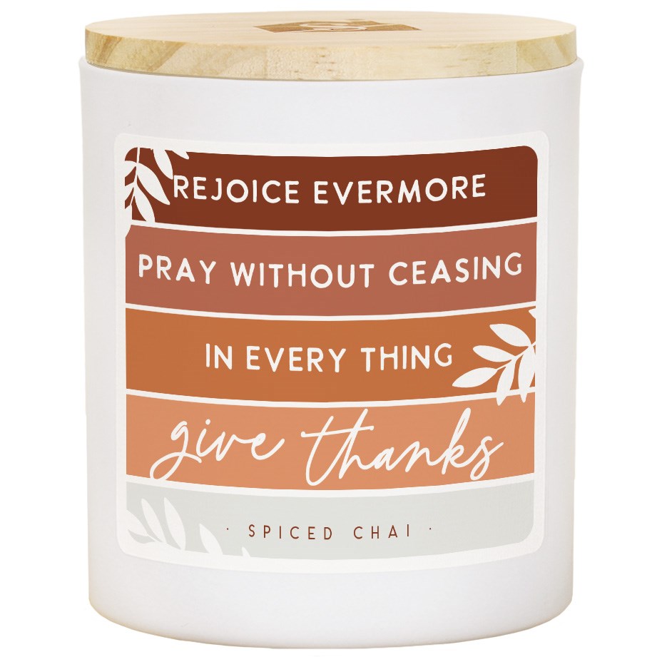 Candle-Rejoice Evermore-Spiced Chai Scent (11 Oz - 2 Wick)