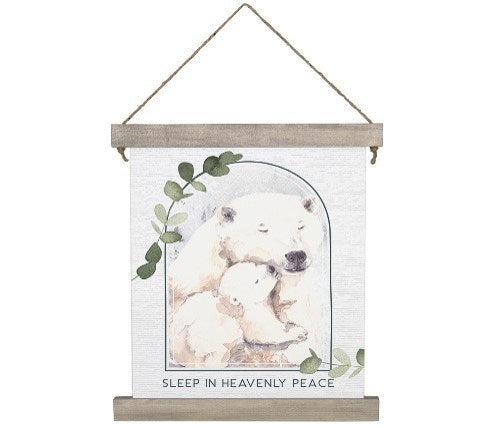 Hanging Canvas-Sleep In Heavenly Peace (10 x 17)