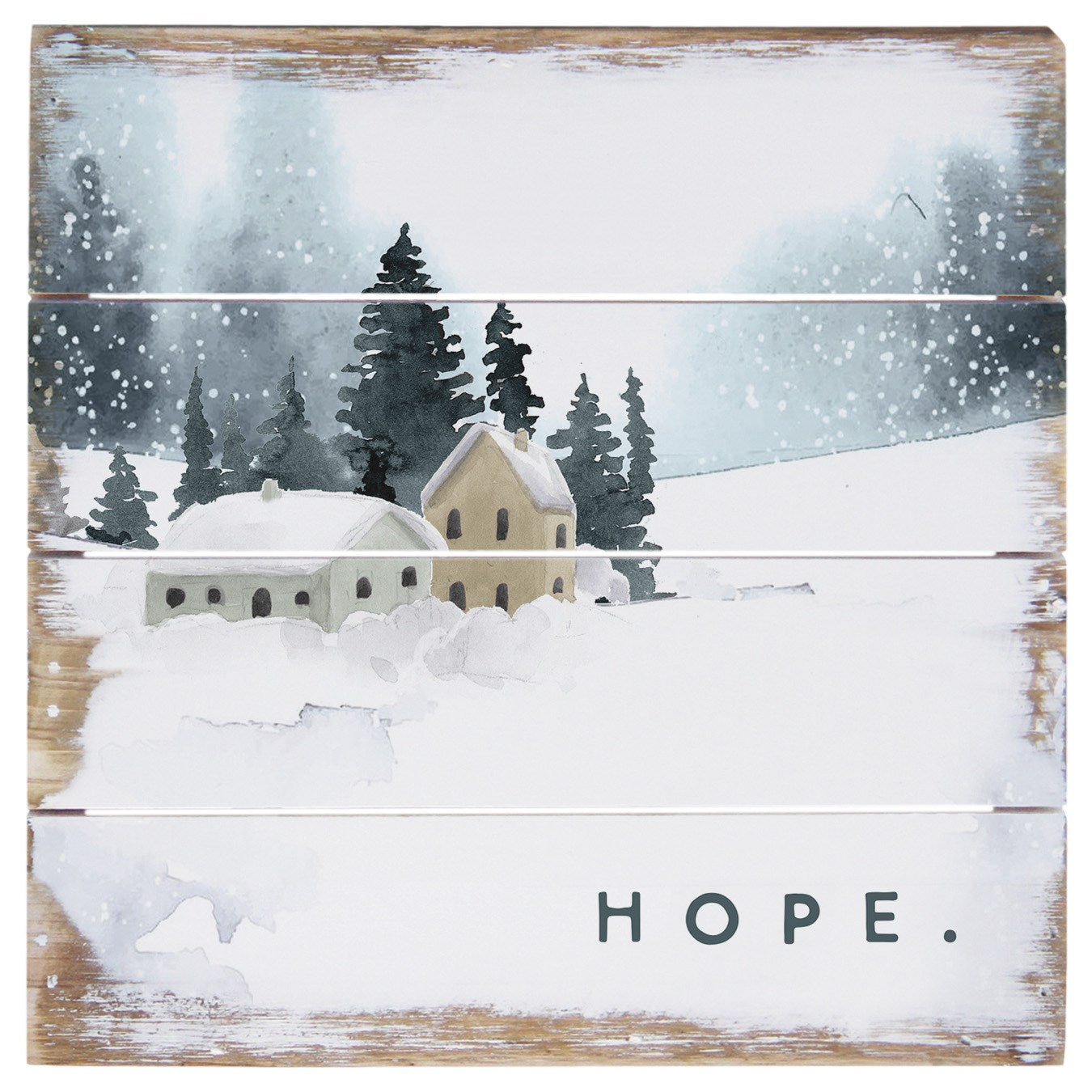 Petite Pallet-Hope Cabin Scene (6 x 6)