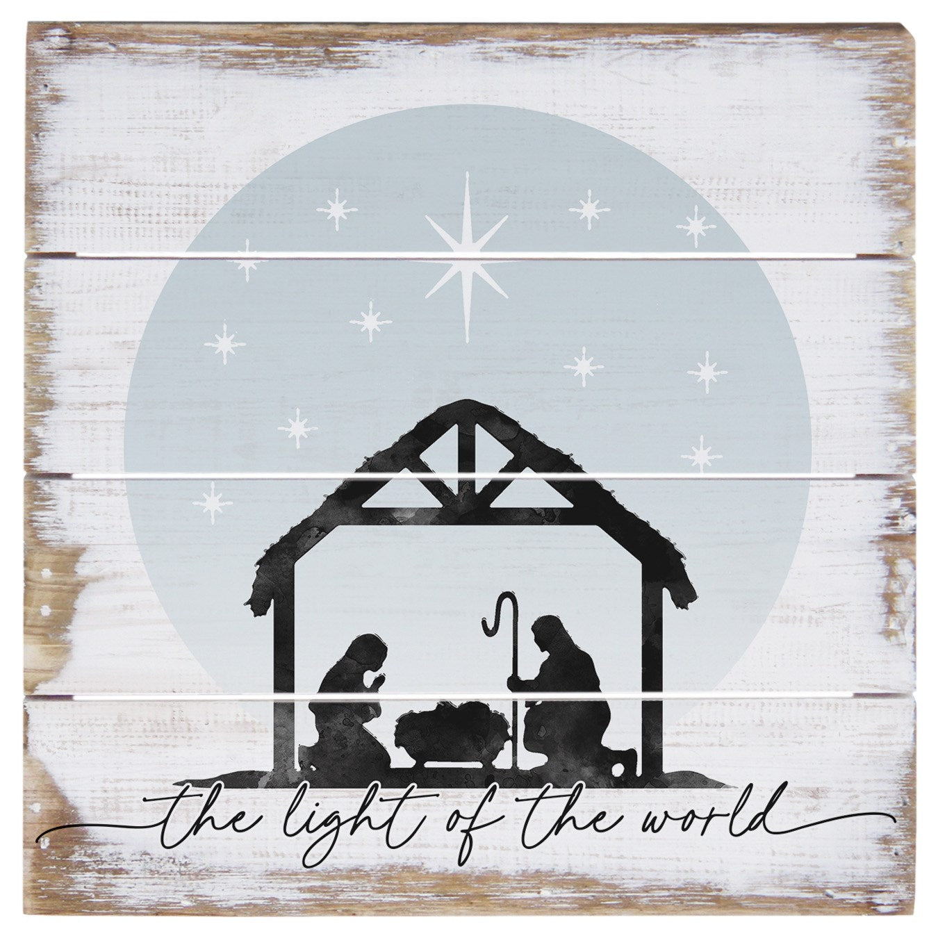 Petite Pallet-Light Of Nativity (6 x 6)