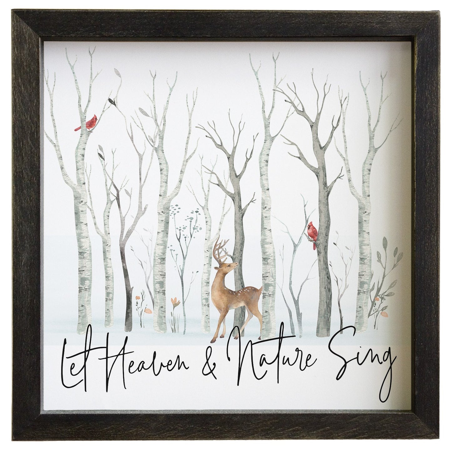 Rustic Frame-Heaven & Nature (10 x 10)