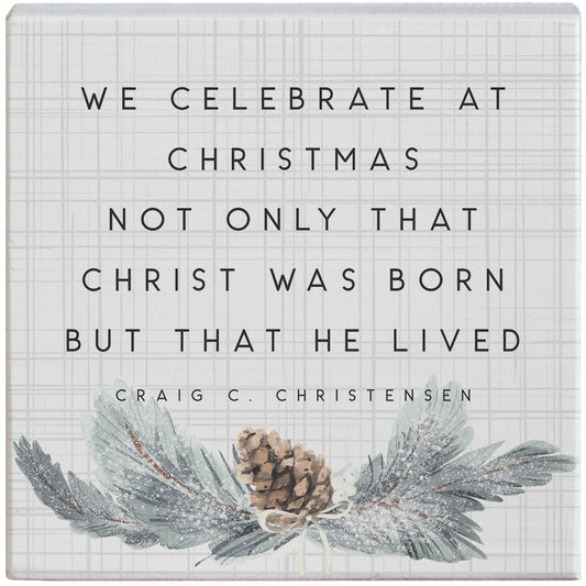 Small Talk Square-We Celebrate (5.25 x 5.25)
