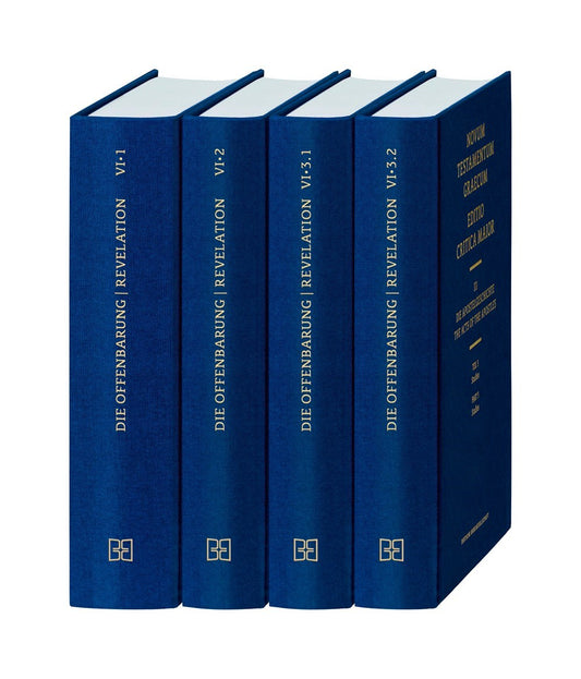 Novum Testamentum Graecum  Editio Critica Maior VI: Revelation  Complete Set (3 Volumes)