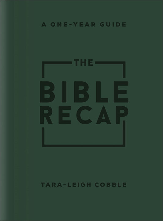 The Bible Recap-Forest Green Imitation Leather