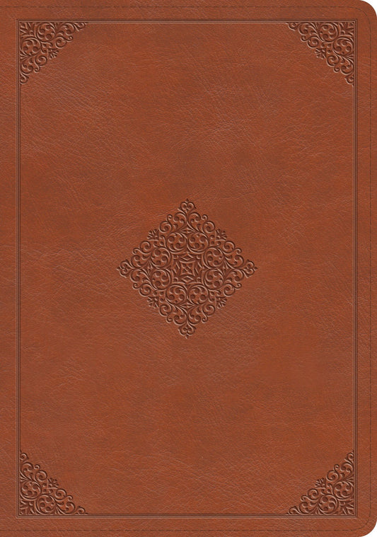 ESV Study Bible-English Saddle  Ornament Design TruTone