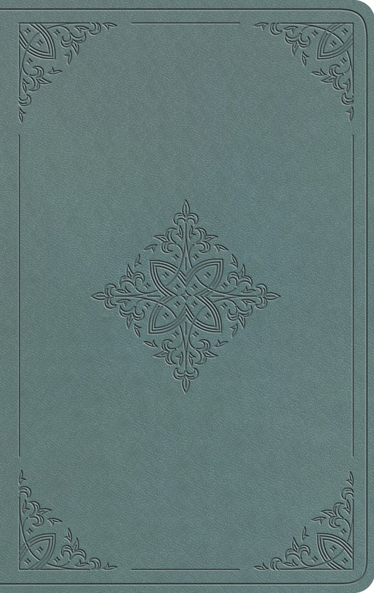 ESV Value Thinline Bible-Paris Sky  Fleur-de-lis Design TruTone