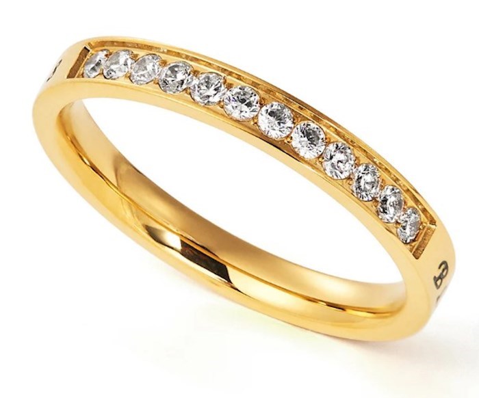 Ring-Gold Princess Cut-Blessed (Size 6)
