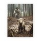 Table Top Canvas-Jesus Running After A Lost Lamb (5.5" x 7.25")