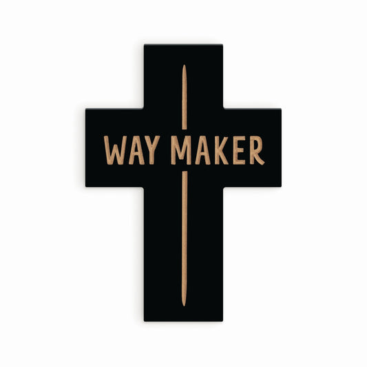 Carved Cross-Way Maker (5.75" x 8")