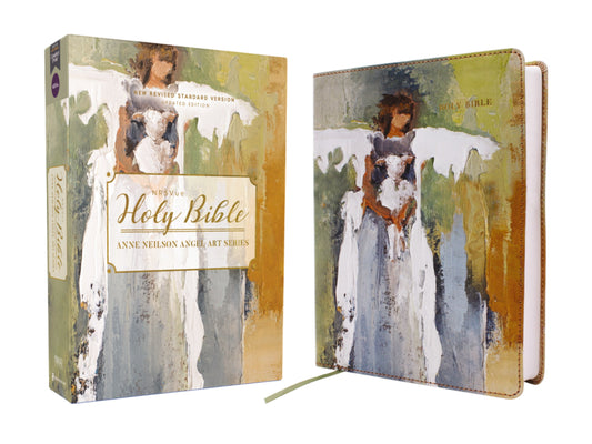 NRSVue Holy Bible (Anne Neilson Angel Art Series)-Multicolor Leathersoft