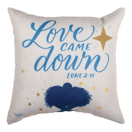 Pillow-Love Came Down (12" x 12")