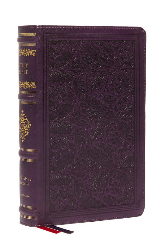 KJV Large Print Reference Bible (Comfort Print) (Sovereign Collection)-Purple Leathersoft