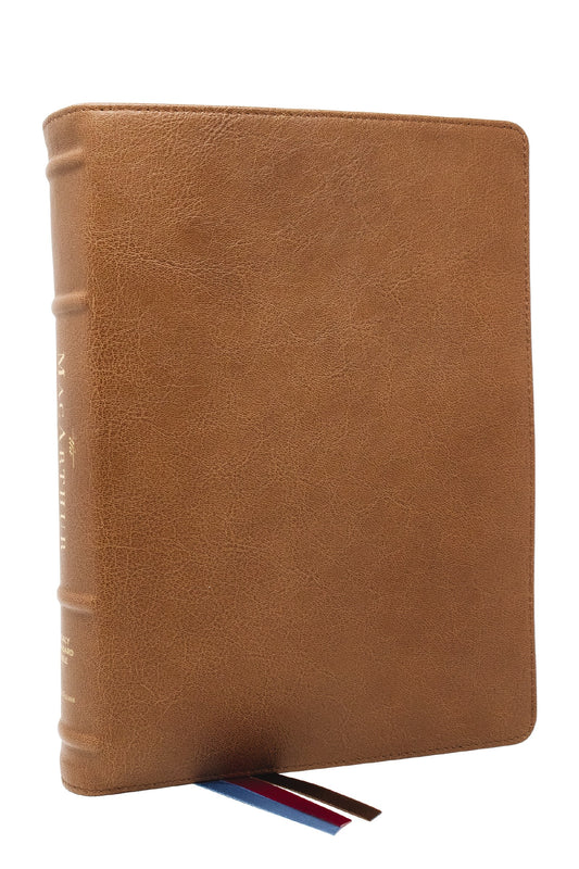 LSB MacArthur Study Bible  2nd Edition (Comfort Print)-Brown Premium Goatskin Leather