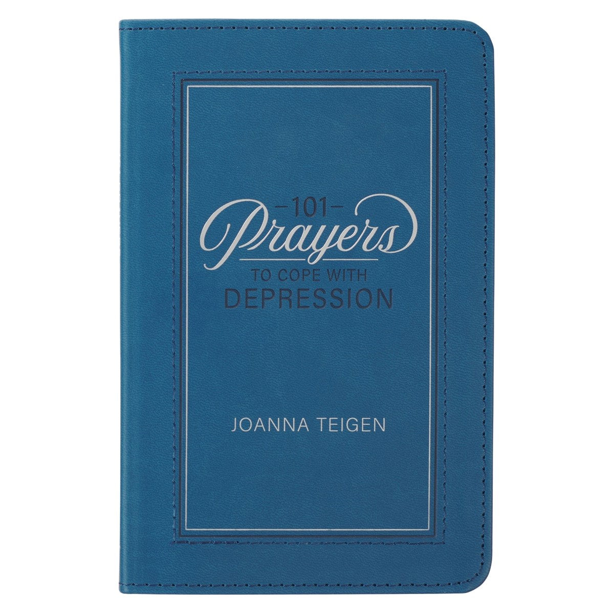 Devotional Gift Book-101 Prayers to Cope with Depression-Faux Leather
