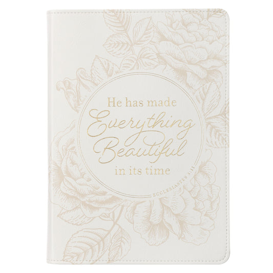 Journal Classic-Ivory Everything Beautiful Ecc. 3:11