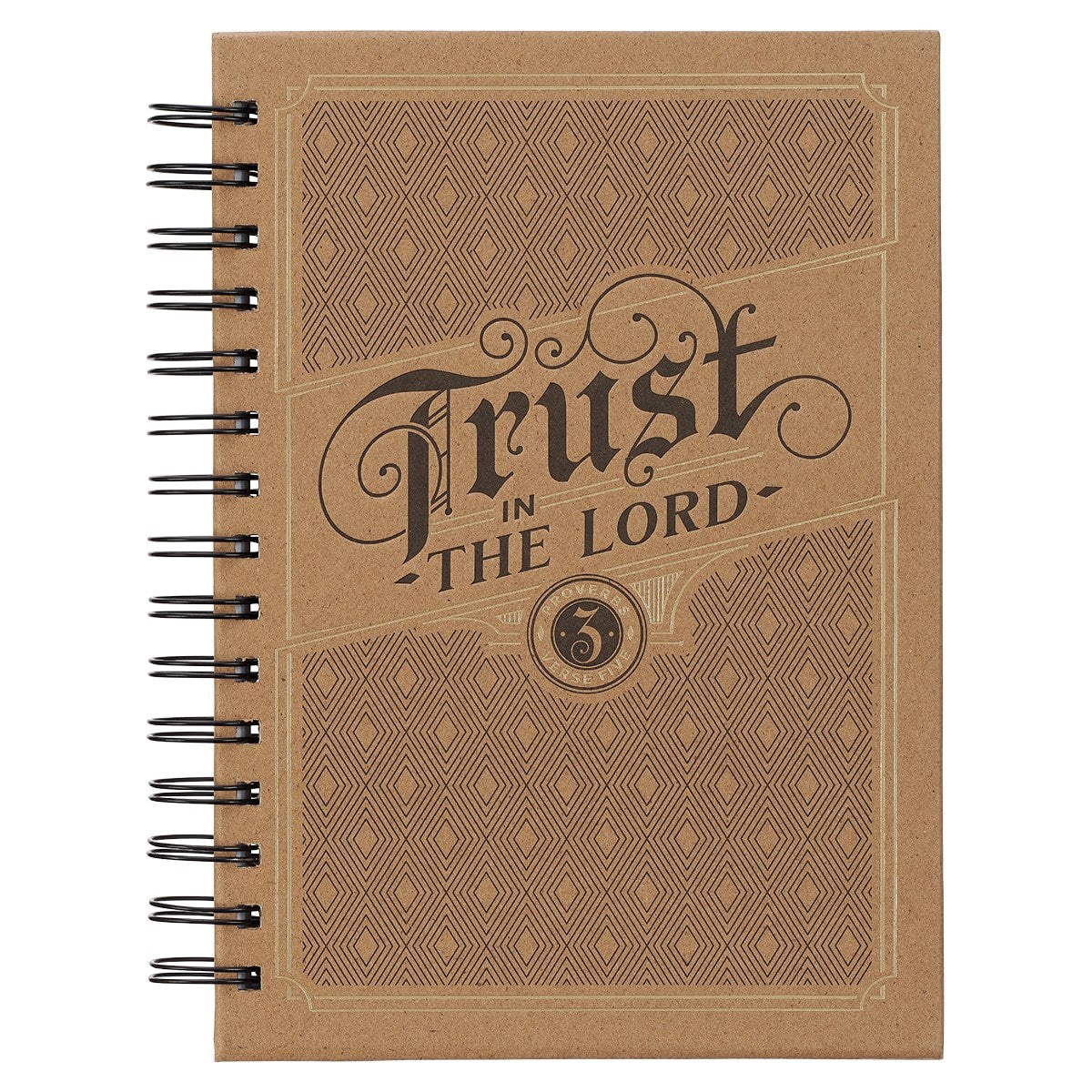 Journal Wirebound-Brown Trust in the Lord Prov. 3:5