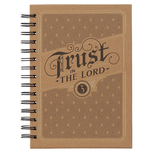 Journal Wirebound-Brown Trust in the Lord Prov. 3:5