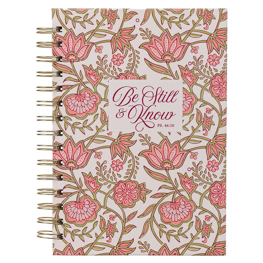 Journal Wirebound-Pink Be Still & Know Ps. 46:10