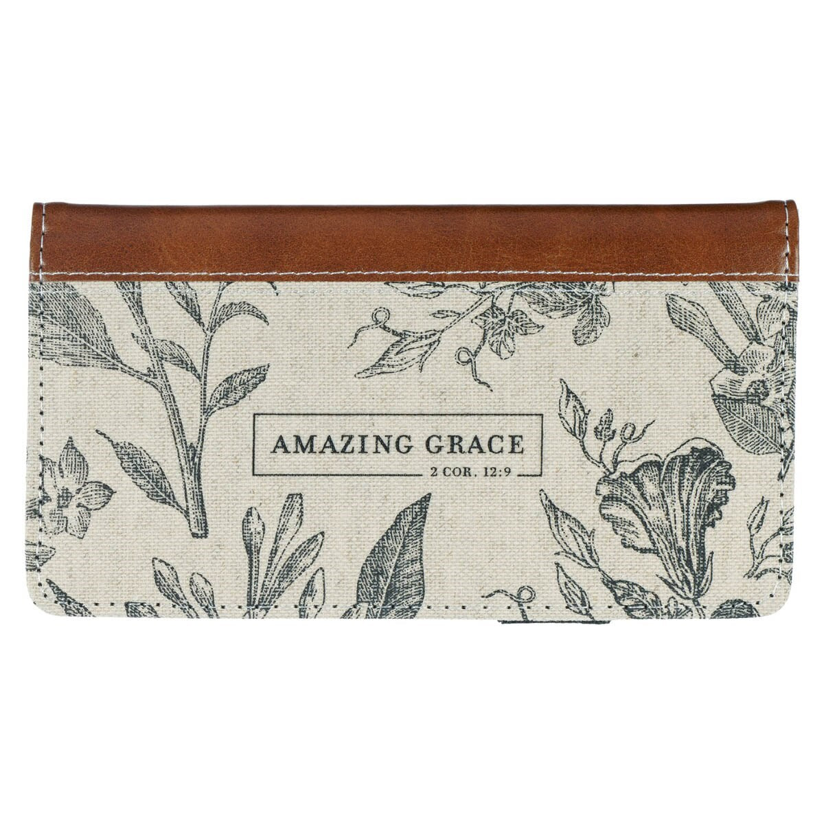 Checkbook/Wallet-Amazing Grace 2 Cor. 12:9