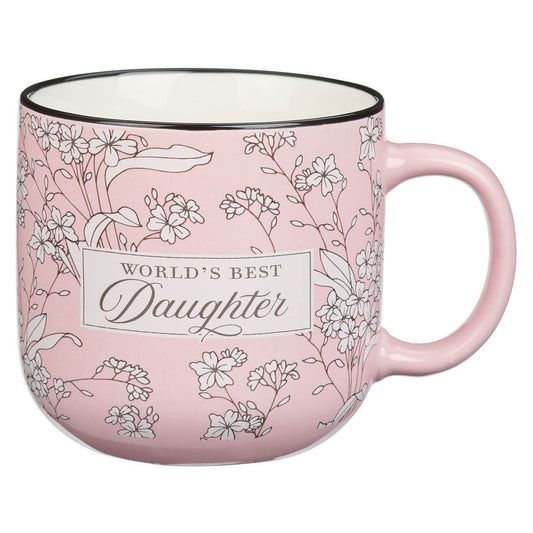 Mug-World's Best Daughter (Isaiah 58:11)-Pink (MUG1126)