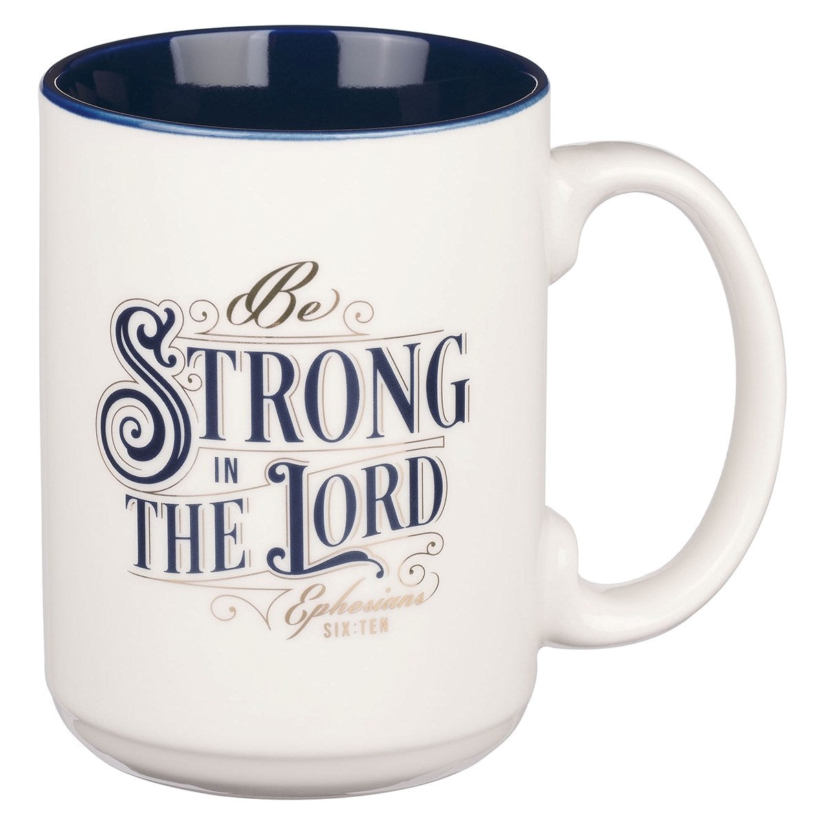 Mug-Strong In The Lord (Ephesians 6:10)-Blue (MUG1129)