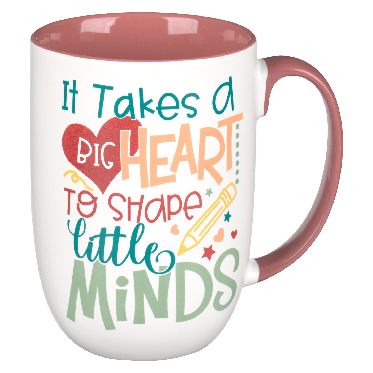 Mug-Big Heart To Shape Minds-Red (MUG1143)