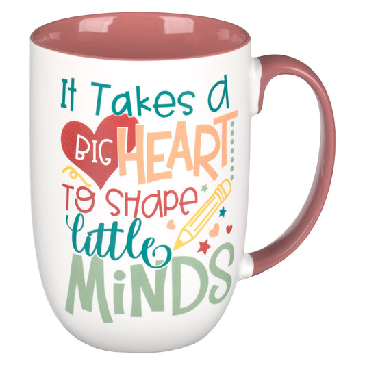 Mug-Big Heart To Shape Minds-Red (MUG1143)