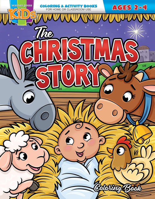 The Christmas Story Coloring & Activity Book (Ages 2-4)