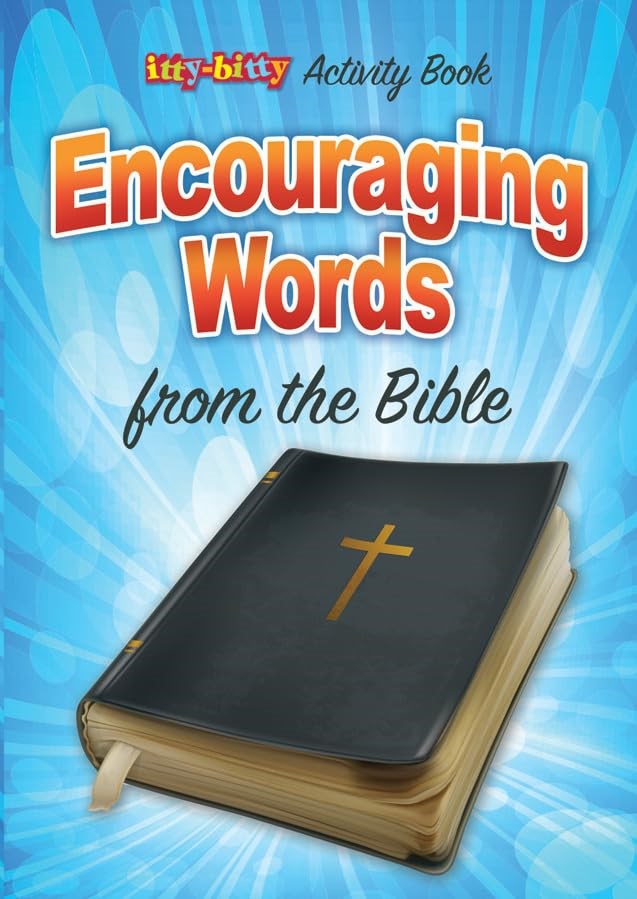 Itty-Bitty Encouraging Words From The Bible Activity Book (Pack Of 6)