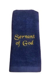 Towel Servant of God Navy Blue