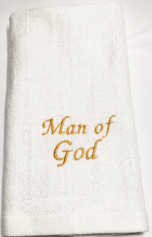Towel Man of God White
