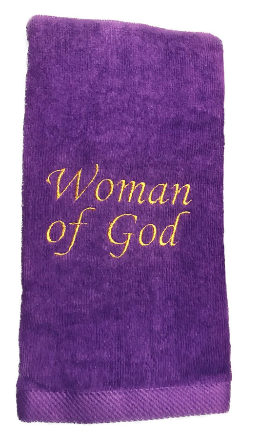 Towel Woman of God Purple