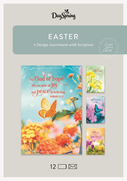 Card-Boxed-Easter Springtime (Box Of 12)