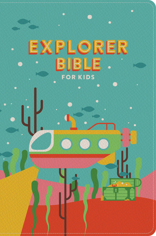 CSB Explorer Bible For Kids-Underwater Adventure LeatherTouch Indexed
