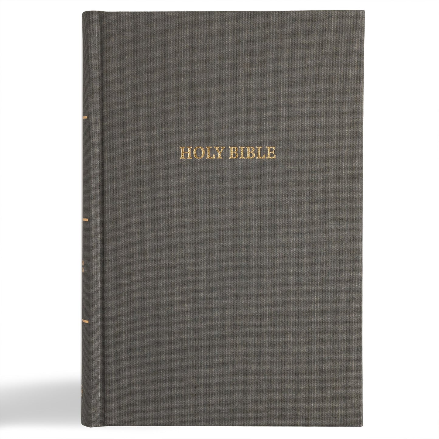 CSB Grace Bible (Dyslexia Friendly)-Charcoal Cloth Over Board