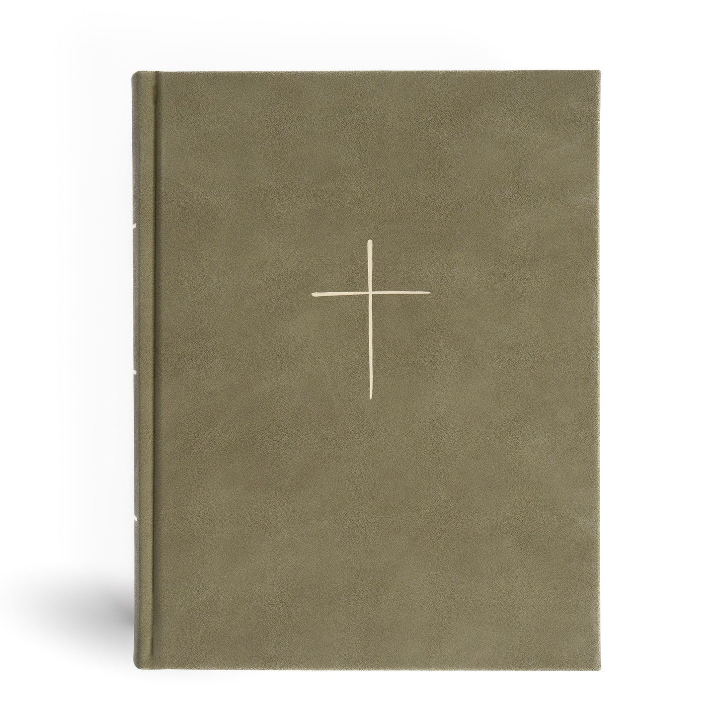 CSB Illustrator's Notetaking Bible  Large Print Edition-Sage SuedeSoft LeatherTouch Over Board