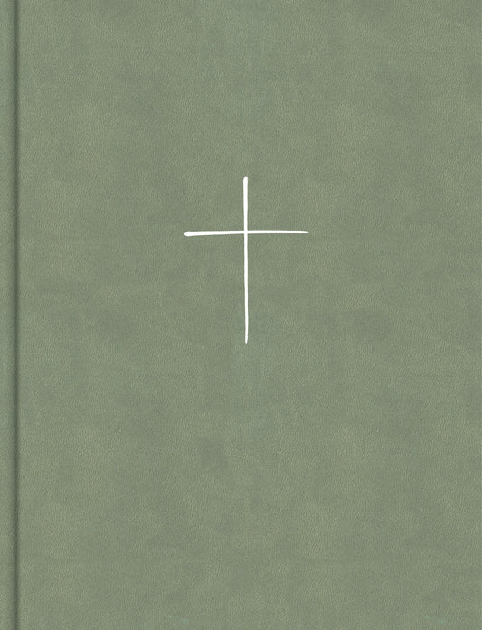 CSB Illustrator's Notetaking Bible  Large Print Edition-Sage SuedeSoft LeatherTouch Over Board