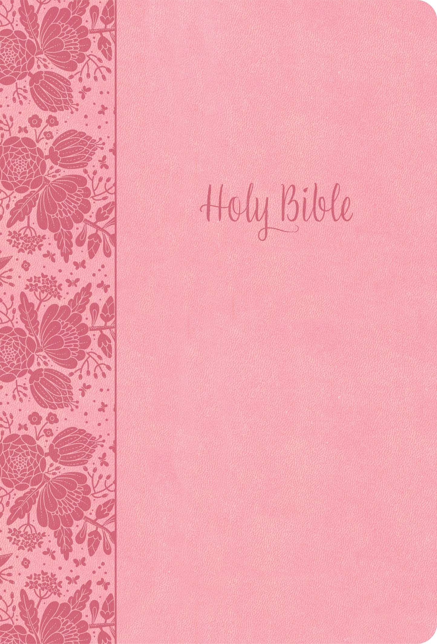 KJV Large Print Thinline Bible (Value Edition)-Soft Pink LeatherTouch