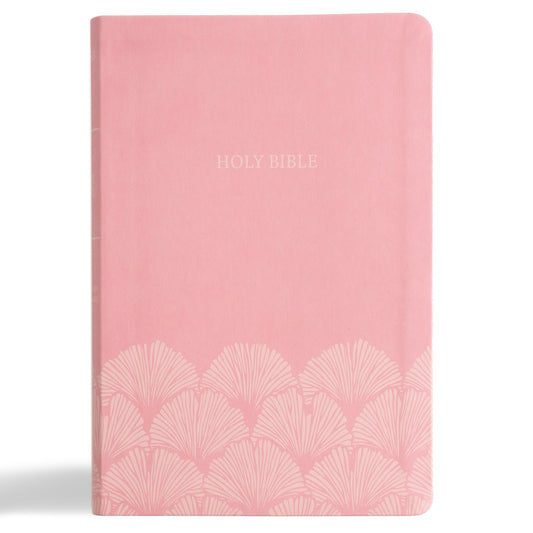 NASB 2020 Large Print Thinline Bible (Value Edition)-Soft Pink LeatherTouch