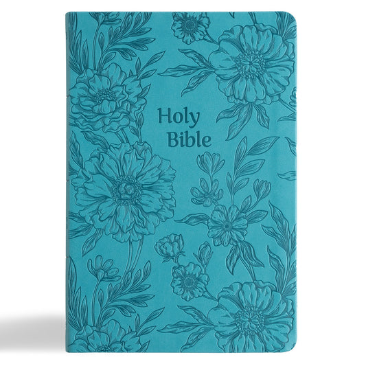 NASB 2020 Large Print Thinline Bible (Value Edition)-Teal LeatherTouch