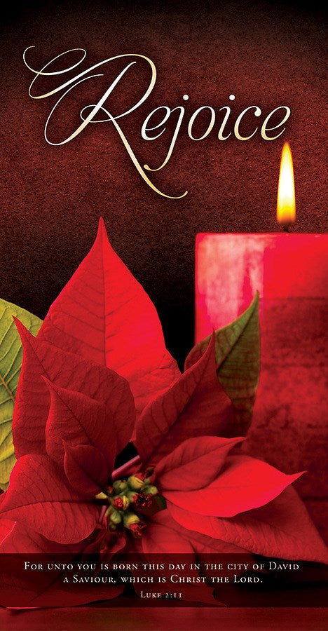 Offering Envelope-Rejoice (Luke 2:11  NIV) (Pack Of 100)